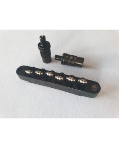 Les Paul quality guitar tune o matic bridge black roller saddles B-205-B
