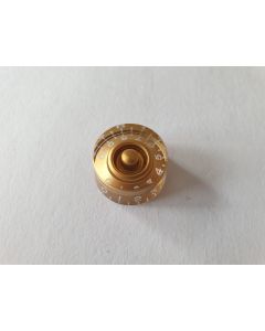 (1) guitar metric size speed control knob gold KG-110