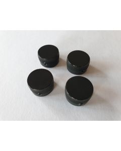 (4) Gretsch style hollow body guitar control knob black set of 4