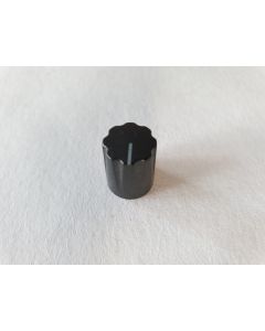 (1) Amp or pedal knob black 1/4" Davies 1900H style