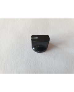 (1) Amp or pedal black control knob 19mm x 14,5mm