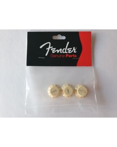 Fender stratocaster knob set aged white v/t/t 099-1369-000