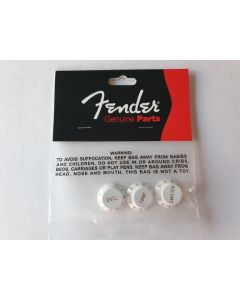 Fender stratocaster knob set white v/t/t 099-2035-000