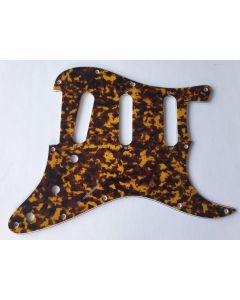 4-ply stratocaster standard pickguard yellow brown tortoise fits Fender