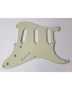 3-ply stratocaster 8 hole 57 pickguard mint green fits fender