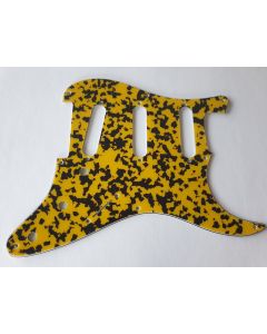 Stratocaster 8 hole 4ply 57 pickguard yellow black fits fender