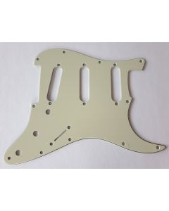 3-ply stratocaster 62 pickguard mint green fits fender