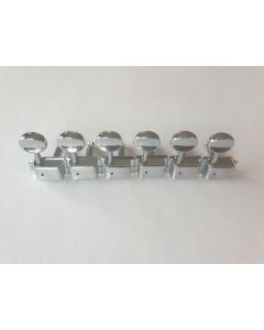 Boston vintage tuners 6 in line chrome with split shaft 62-CL