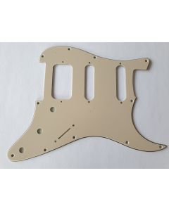 Stratocaster humbucker HSS pickguard 3ply cream fits Fender