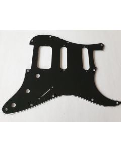 Stratocaster humbucker HSS pickguard 3ply black fits Fender