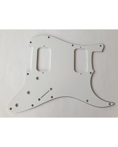 Boston stratocaster HH pickguard 3ply white ST-333-W