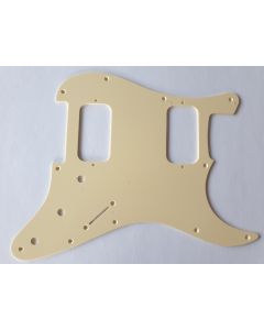 Boston stratocaster HH pickguard 1ply cream ST-133-C