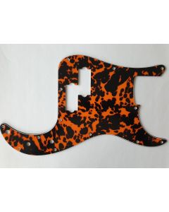 Boston P-bass pickguard 3ply wildcat orange fits Fender PB-315-WCO