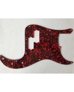 Boston P-bass pickguard 3ply tiger red fits fender PB-315-RR