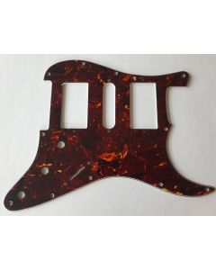 Strat humbucker H/S/H pickguard 4ply brown tortoise fits Fender