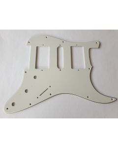 Strat humbucker H/S/H pickguard 3ply parchment fits Fender