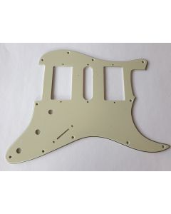 Strat humbucker H/S/H pickguard 3ply mint green fits Fender