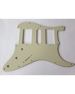 Stratocaster humbucker H/S/H pickguard 3ply mint green fits Fender