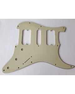 Strat open humbucker H/S/H pickguard 3ply mint green fits Fender