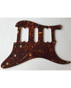 Strat open humbucker H/S/H pickguard 4ply brown tortoise fits Fender