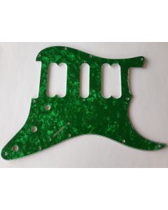 Strat open humbucker H/S/H pickguard 4ply green pearl fits Fender