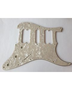 Strat open humbucker H/S/H pickguard 4ply cream pearl fits Fender