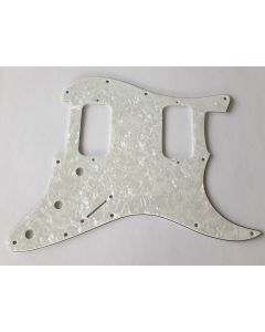Stratocaster HH humbucker pickguard 4ply white pearl fits Fender