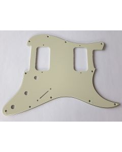 Stratocaster HH humbucker pickguard 3ply mint green fits Fender