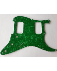 Stratocaster HH humbucker pickguard 4ply green pearl fits Fender