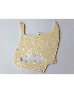Jazz bass American standard pickguard 4ply Ivory pearl fits Fender