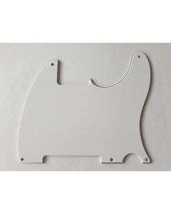 Telecaster esquire pickguard 3ply white fits fender