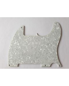 Telecaster esquire pickguard 4ply pearl white fits fender