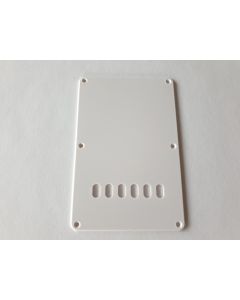 Stratocaster guitar back plate tremolo cover 1ply white