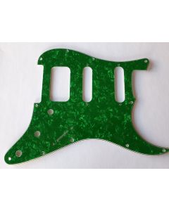 Stratocaster HSS pickguard 4ply green pearl fits Fender