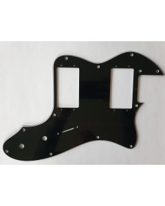 Telecaster thinline 72 reissue pickguard 3ply black fits Fender