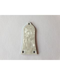 Les paul guitar model 3 hole truss rod cover white pearl fits Epiphone