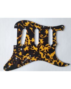 Stratocaster 62 pickguard 3ply wild cat yellow fits Fender ST-313-WCY