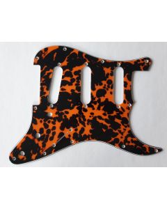 Stratocaster 62 pickguard 3ply wild cat orange fits Fender ST-313-WCO