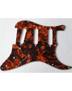 Stratocaster 62 pickguard 3ply marble orange fits Fender ST-313-MO