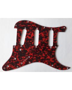 Boston stratocaster 62 pickguard 3ply tiger red fits Fender ST-313-RR