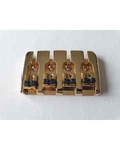 Solid gold 4 string bass guitar bridge pitch 19mm