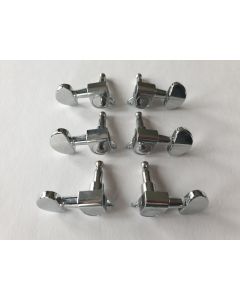 Guitar die cast deluxe tuners 3R + 3R chrome 75-CLR