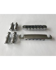 Les Paul guitar tune o matic bridge + tailpiece set chrome