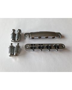 Les Paul bass chrome 4 string Tune-O Matic Bridge + Tailpiece set
