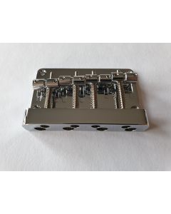 Boston solid bass bridge chrome + screws BB-304-C