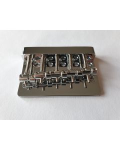 Boston 5 string solid bass bridge chrome + screws BB-405-C