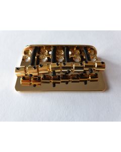 Boston solid bass bridge gold + screws BB-104-G
