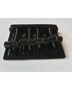 Boston solid bass bridge black + screws BB-204-B