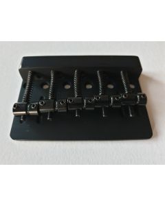 Boston 5 string solid bass bridge black + screws BB-405-B