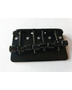 Precision / Jazz bass guitar bridge black + screws BB-104-B
